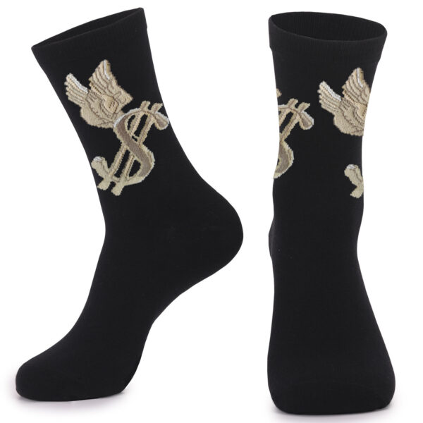 oly-a1363db07b4ef6521445a9c00f3f96bb Wholesale European Pattern Casual Socks for Youth Unisex Everyday Wear