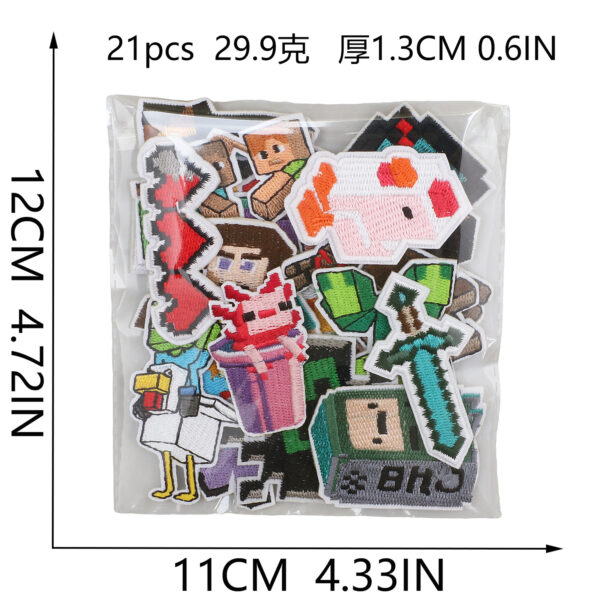 Wholesale Iron-On Embroidery Patch, Decorative Fabric Craft Supply for Clothing