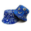 oly-a14a0a9c11b04c1c1c9ecea4c3831068 Wholesale Geometric Pattern Bucket Hat Sunscreen Fisherman Hat Women's Trendy Fashion Accessory