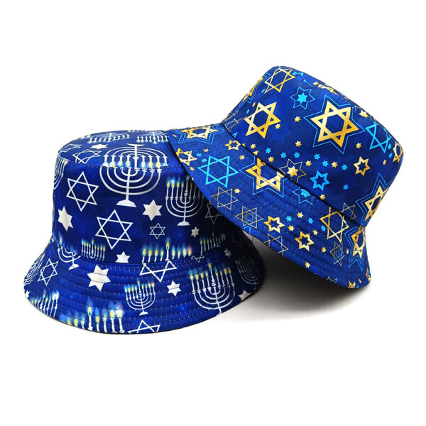 oly-a14a0a9c11b04c1c1c9ecea4c3831068 Wholesale Geometric Pattern Bucket Hat Sunscreen Fisherman Hat Women's Trendy Fashion Accessory