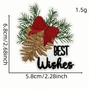 Christmas cloth stickers 42 #