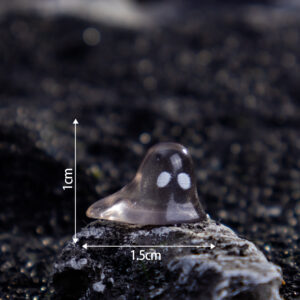 Glossy-black mouthless ghost
