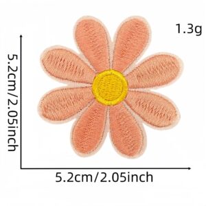 Orange large cloth patch 7 #