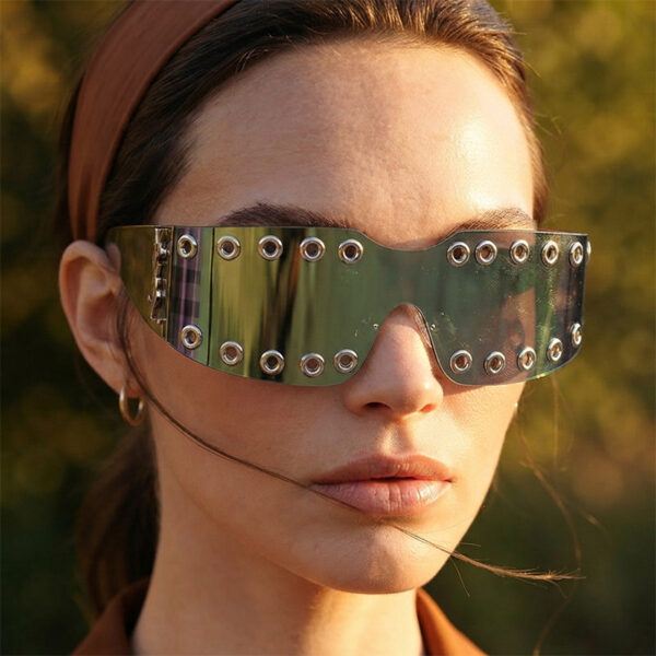 Wholesale Punk Rivet Y2K Sunglasses Fashion Gift for Street Style