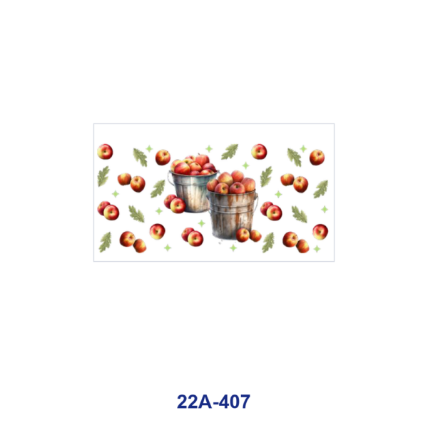 oly-a192d2ff15c807dd7f019b2910020a04 Wholesale 5pcs Watercolor Pastoral Fresh Fruit Retro Metal Bucket Mixed Decor Prints 16oz Cup UV DTF Wraps