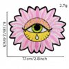 Wholesale Cartoon Devil Eye Embroidered Patches 18pcs Set Decorative Accent for Clothing Resale Gift