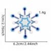 Wholesale Snowflake Embroidered Patch – Decorative Applique for Clothing and DIY Crafts
