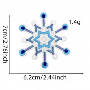 Snowflake cloth sticker 49#