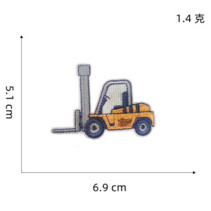 1# engineering vehicle cloth sticker