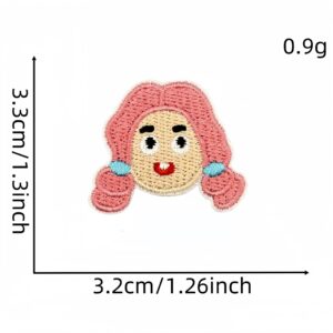 Cartoon character cloth stickers 19#