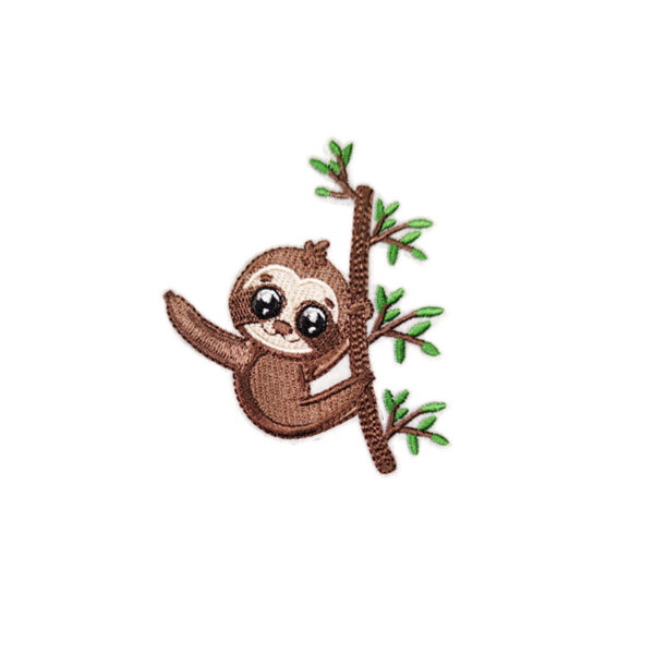 oly-a1d140b156b946a96decd133b8d90ebc Wholesale Cute Sloth Embroidery Patch Decorative Sticker for Clothing Bags Accessory Boutique Gift