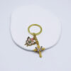 oly-a1fa44f28a7cbb257f11ced43139c521 Wholesale European Style Cross Butterfly Keychain Pendant Decorative Bag Charm Car Key Accessory Gift