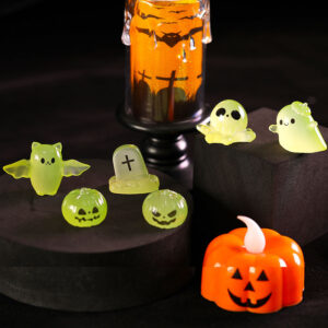 Wholesale Cartoon Halloween Ghost Resin Ornament White Cat Ghost Decoration for Resale Home Decor