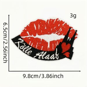 Red carnival cloth sticker 6 #