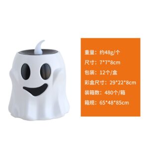 White expression candle lamp