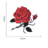 Wholesale Polyester Embroidered Flower Butterfly Patches 36 Pack Decorative Resale Accessory