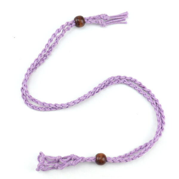 oly-a266dbd7975d18be2bd238d30001c1d3 Wholesale Handmade Adjustable Mesh Pendant Necklace with Amethyst Crystal, Trendy Jewelry Accessory for Gift or Boutique Resale
