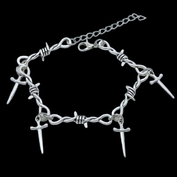 oly-a272017b90dbb1d138eaee782d0c796d Wholesale Punk Style Bracelet Set Zinc Alloy Star Razor Cross Unisex Jewelry Boutique Resale