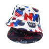 Wholesale Digital Print Flag Bucket Hat Fashion Sun Protection Hat for Outdoor Gift Boutique Accessory