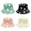 Wholesale Reversible Print Bucket Hat Stylish Sun Protection Hat for Women Gift Ready