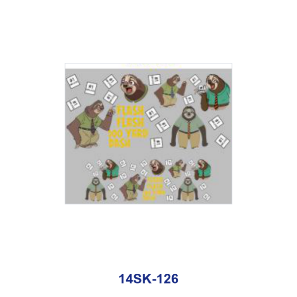 oly-a2c0f6ddc260dac170eedb3a1225f313 Wholesale 2/4/8pcs Cute Animal Character Mini Cup Keychain Sticker OLY Exclusive