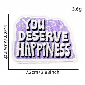 Inspirational english cloth sticker 6#
