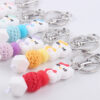 oly-a2c4875e1f13820023821d8b21ee1295 Wholesale Silicone Cartoon Cat Bead Bracelet Keychain Trendy Bag Charm for Party Favors