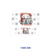 oly-a2cce66d62417607257d54769af9f863 Wholesale 2/4/8pcs Christmas Snowman Winter Print Mini Cup Keychain Sticker
