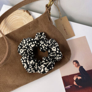 BW 2# leopard print-Black