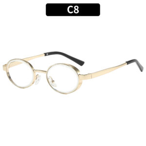 C8-Gold-framed white film