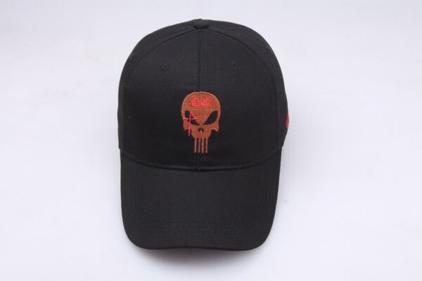 oly-a2e64c938ab05d889512130162f4ad12 Wholesale Stylish Skull Print Baseball Cap Black Cotton Casual Outdoor Sports Hat Fashion Accessory