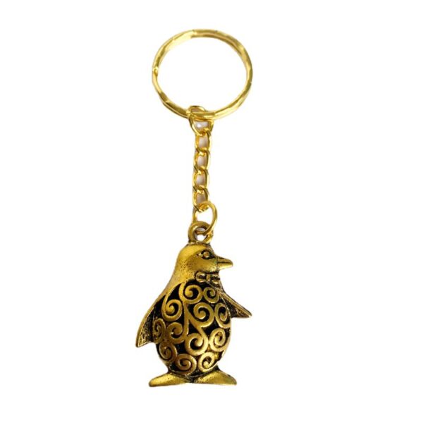 Wholesale Alloy 3D Penguin Keychain Charm Cute Animal Jewelry Accessory for Bag Boutique Resale