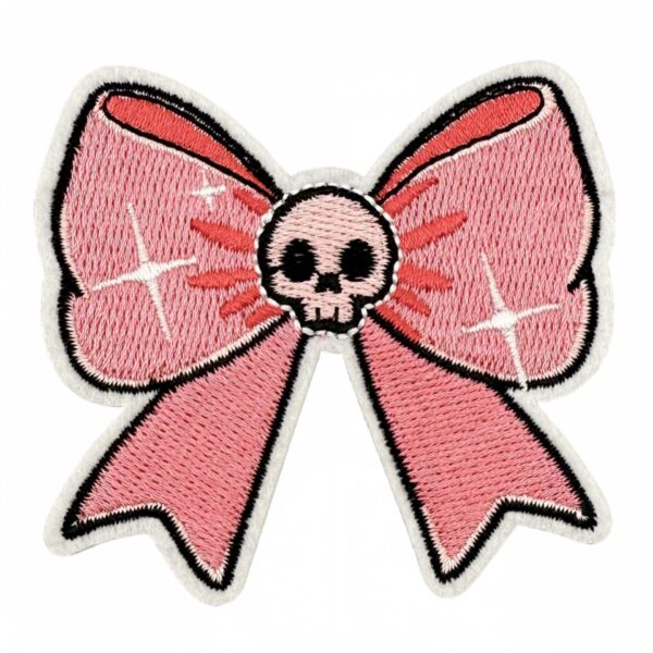 oly-a2f779b9b8e36da06c940f307f744966 Wholesale Embroidered Polyester Bow Patch Halloween Cartoon Decorative Fashion Accessory
