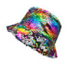 oly-a2f920a8e3733f74e79b5e3902935a16 Wholesale Colorful Sequined Reversible Fisherman Sun Hat for Women