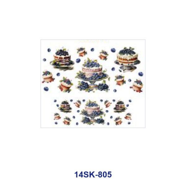 Wholesale 2/4/8pcs Gourmet Pastry Dessert Print Mini Cup Keychain Sticker