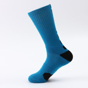 Black label on blue background / One size fits all