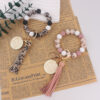 Wholesale Silicone Bead Bracelet Keychain - Chic Fashion Accessory for Party Gifts