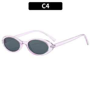 C4-Transparent purple frame gray sheet