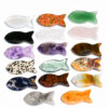 Wholesale Jade Fish Shape Pendant Decorative Accessory for DIY Jewelry and Keychain