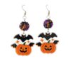 oly-a39b405c396b81cf464cdb1c86671650 Wholesale Halloween Acrylic Earrings Bat Ghost Pumpkin Cartoon Jewelry Accessory Gift