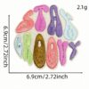 oly-a3a0a8a1c65058443540d0f062763345 Wholesale Bohemian Butterfly Sunflower Iron-On Patches 8pcs Decorative Polyester Thread for Resale