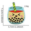 Wholesale Cute Cartoon Food Iron-on Patches Hamburger Ice Cream Embroidered Craft Supply for Resale
