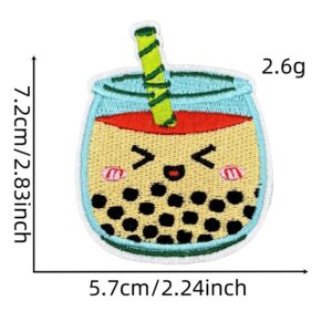 Hamburger ice cream cloth sticker 14#