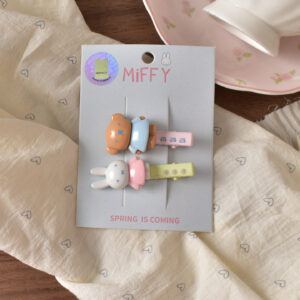 6 # Miffy/boris duckbill clip-2pcs