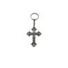 Wholesale Silver Alloy Cross Keychain Pendant Vintage Vine Design Jewelry Accessory