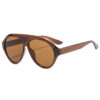 Wholesale Retro Oversized Pilot Sunglasses UV400 Sun Protection Trendy Fashion Accessory for Daily Wear and Gift