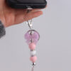 oly-a3e0afc349e1e7c1db57980df7f45f75 Wholesale Silicone Bow Beaded Bag Charm Keychain Fashion Accessory Gift for Party