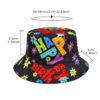 oly-a3e0f8d6eb40f18790c8b4ad12f72bb6 Wholesale Happy Birthday Bucket Hat Unisex Sun Protection Party Hat Boutique Resale