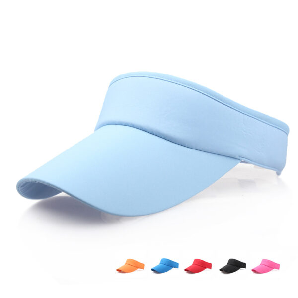 Wholesale Fashion Red Visor Hat with Lengthened Brim for Outdoor Sunshade Summer
