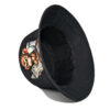 Wholesale Stylish Double Sided Monkey Print Bucket Hat Black Sun Protection Outdoor Casual Fashion Accessory